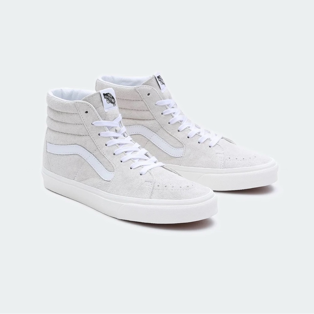 Vans Off-White Pig Suede SK8- HI High-Top Sneakers, womens 8